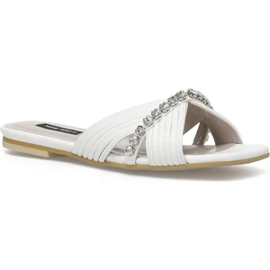 Nine West Tanvo 2fx Beyaz Kadın Terlik