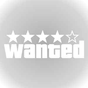 Quart Aksesuar Wanted Oto Sticker Araba Cam Sticker