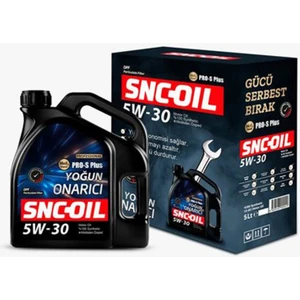 Snc Oil Pro-S Plus Yoğun Onarıcı 5W-30 5 Lt Motor Yağı ( Üretim Yılı: 2022 )