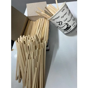 Bamboo Tahta Karıştırıcı 500 Adet