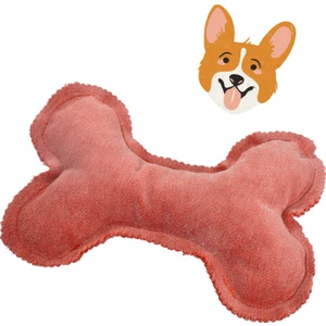 Köpek Kemik Oyuncak Kumaş Elyaf Dolgulu Boy 20 cm En 13 cm