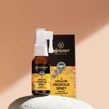 Eğriçayır Propolisli Boğaz Spreyi 20 ml Organik İçeriklerle Güçlü Etki