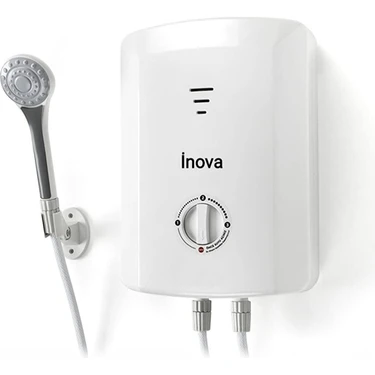 İnova Elektrikli Banyo Şofbeni – 7,5 kW Güç, 4 lt/dk Isıtma Kapasitesi, Kompakt ve Sessiz Tasarım,