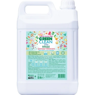 U Green Clean Baby Bitkisel Çamaşır Deterjanı 5000 ml