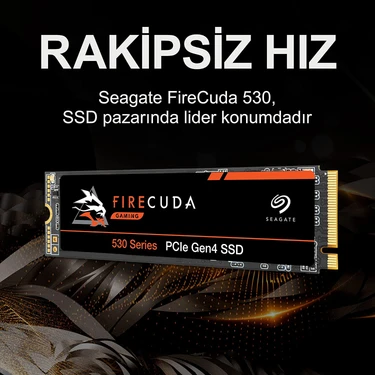 Seagate Firecuda 530 1Tb Ssd M.2 Pcıe Nvme 7300/6000MBs Fiyatı
