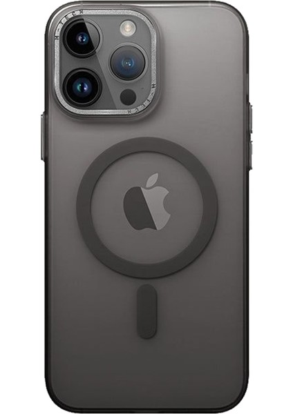 Iphone 14 Pro Max Kılıf Magsafe Sert Mika Lodos + Ekran Koruyucu Nano