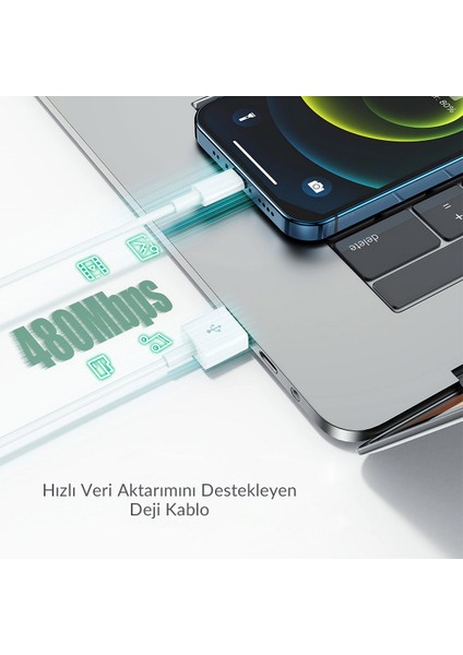 iPhone Şarj Aleti 5 5s 6 6s 7 7plus Se 1. 2. Nesil 10w Lightning Adaptör Set