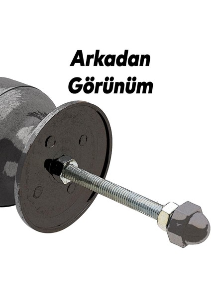 Kestila Antik Sarı Kapı Tokmağı Topuzu Kolu Metal Tokmak