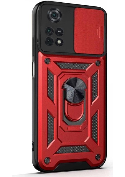 Xiaomi Poco M4 Pro 4g Kılıf Impact Resistant Kırmızı fiyatları