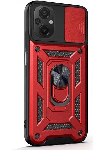 Xiaomi Poco M5 Kılıf Impact Resistant Kırmızı fiyatları