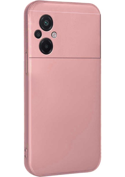 Matte Silicone Xiaomi Poco M5 Kılıf Rose Gold