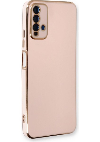 Xiaomi Redmi Note 9 4g Kılıf Olive Plated Pembe