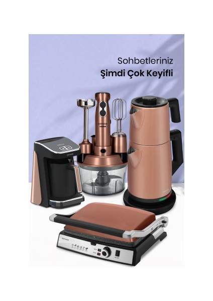 Platinium Gold 24 Parça Avantajlı Elektronik Evlilik Paketi Elektrikli Mutfak Çeyiz Seti