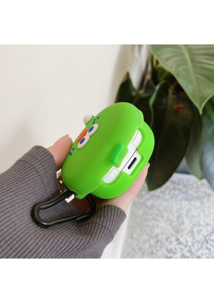 Samsung Galaxy Buds Pro ile Uyumlu Karakter Görünümlü Cartoon Kılıf Green Tomato fiyatları