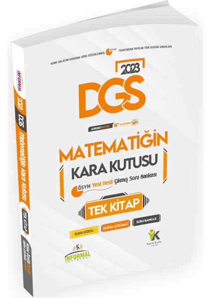 DGS Matematik Tek Kitap ve Geometrinin Kara Kutusu Konu Ö.D.Çözümlü Çıkmış Soru Bankası Seti