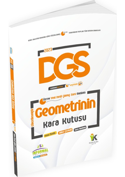 DGS Matematik Tek Kitap ve Geometrinin Kara Kutusu Konu Ö.D.Çözümlü Çıkmış Soru Bankası Seti