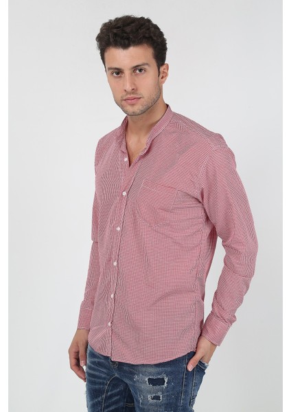 Erkek Ekoseli Hakim Yaka Uzun Kollu Gömlek Sg-U 21Y-4300597-2 fiyatları