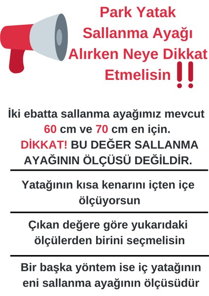 Park Yatak Sallanma Ayağı