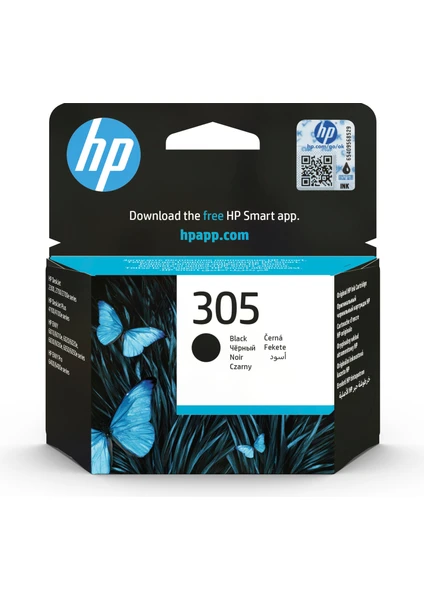 Hp 305 Siyah Mürekkep Kartuşu 3YM61AE