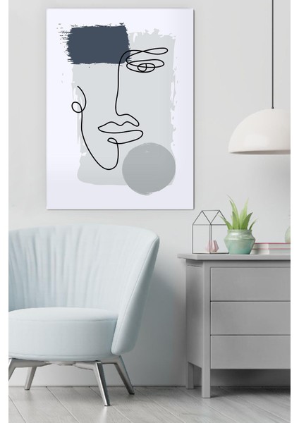 Kanvas Draw Face Deseni Tablo 0331