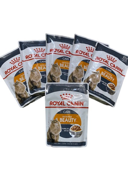 Intense Beauty Jelly Yetişkin Kedi Yaş Maması 6X85 gr