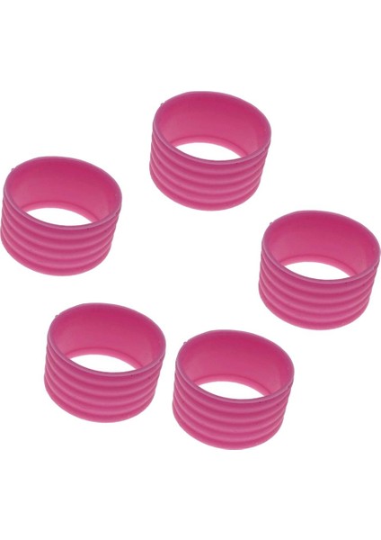 5 Adet Esnek Raket Badminton Silikon Sap Pembe (Yurt Dışından)