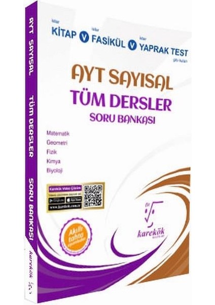 AYT Sayısal Tüm Dersler Soru Bankası