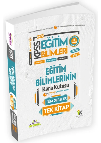 İnformal Yayınları KPSS Eğitim Bilimlerinin Kara Kutusu Tüm Dersler Tek Kitap Konu Ö.d.Çözümlü Çıkmış Sor Bankası