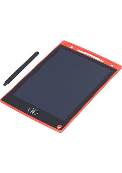 Writing Tablet LCD 8.5 Inç Dijital Kalemli Çizim Yazı Tahtası Kırmızı