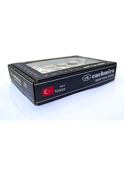Eşarp Şal Yüzüğü Ahşap Model Krem
