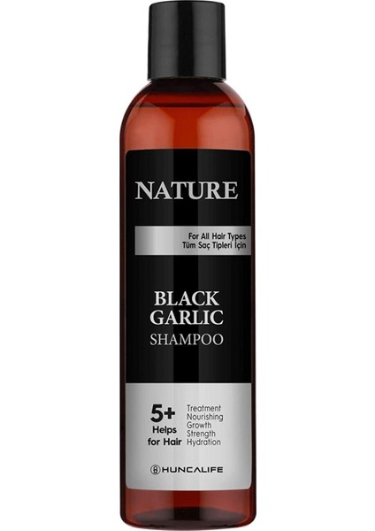 Huncalife-Nature Siyah Sarımsaklı Şampuan 350 Ml