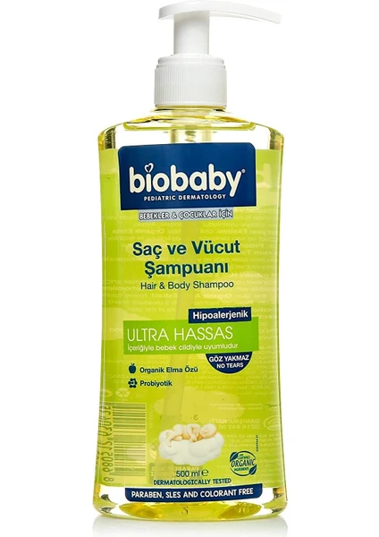 Biobaby Saç Ve Vücut Şampuanı (500ml)