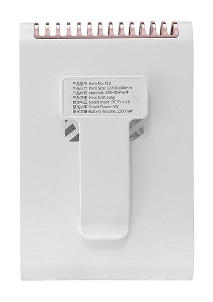 F13 Asma Boyun Fan Dış Mekan Taşınabilir USB Yapraksız Kamera Mini El Taşınağı Fan (Beyaz) (Yurt Dışından) fiyatları