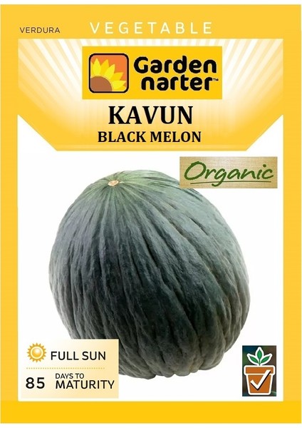 Garden Narter Doğal Kışlık Kavun Tohumu Doğal Organik Kavun Tohumu Pakette 5 gr 100 Adet Tohum