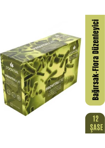 Provital Cat Prebiyotik Probiyotik   Tamamlayıcı Yem 12 Şase (12X1,5 Gr)