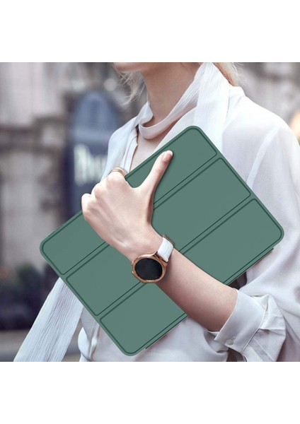 Apple iPad Air 11inç 2024 Air 4/5/6.Nesil 10.9" Kılıf Pen Charge Kalem Bölmeli (10.Nesil Değildir)