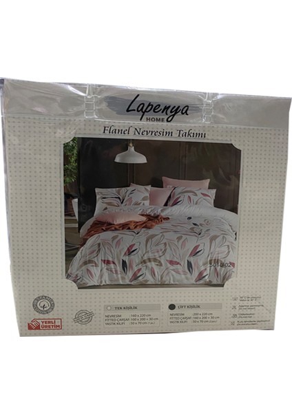 Çarşafı Lastikli Flanel Çift Kişilik Nevresim Takımı modelleri