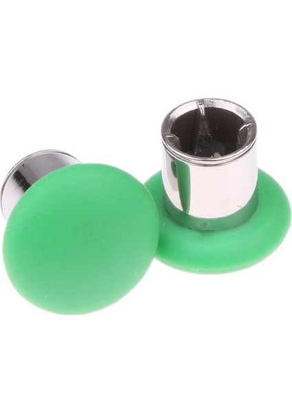 8pcs Başparmak Tutarlar Stick +Controller Green Için Tampon Düğmesi (Yurt Dışından)