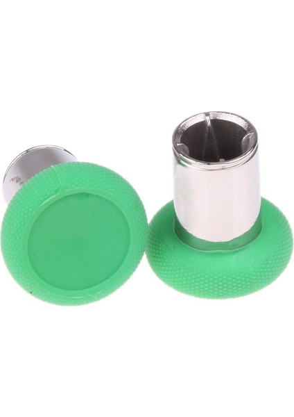 8pcs Başparmak Tutarlar Stick +Controller Green Için Tampon Düğmesi (Yurt Dışından)
