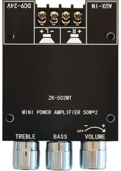 Subwoofer Board Elektronik ZK-502MT Aux 2.0 2X50W Ev Ses Için (Yurt Dışından)