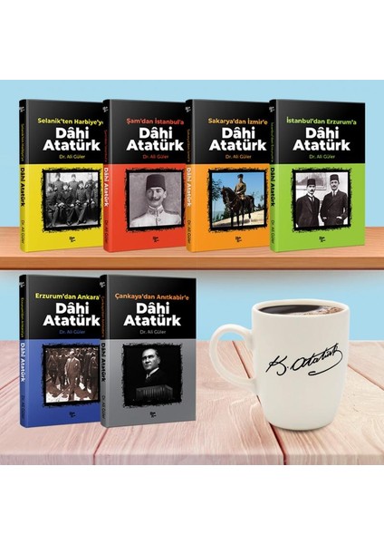 Dahi Atatürk Hediye Seti - 6 Kitap 1 Kupa