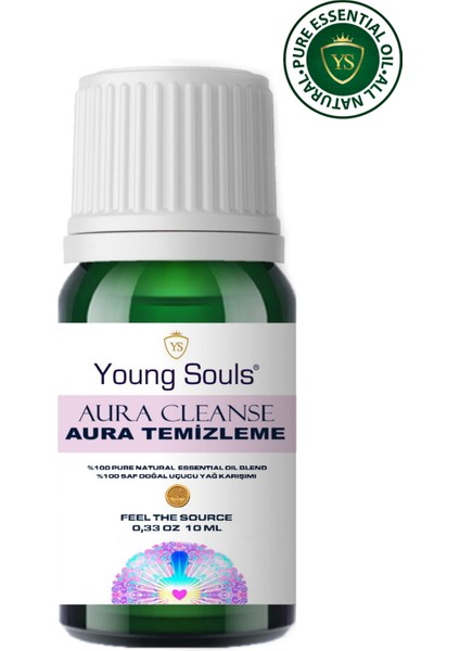 Aromatherapy Aura Cleanse Essential Oil Blend Aura Temizleme Uçucu Yağ Karışımı 10 ml