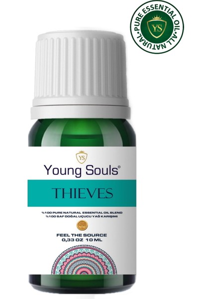 Aromatherapy Thieves Essential Oil Blend Uçucu Yağ Karışımı 10 ml
