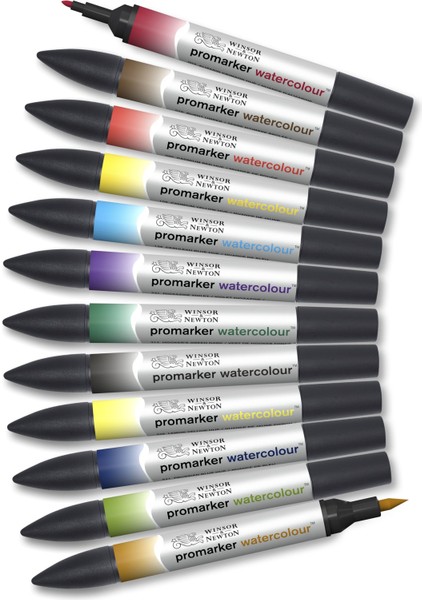 Promarker Watercolour Set Basic Tones (12 x Marker) fiyatları