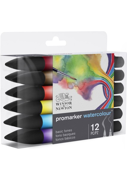 Promarker Watercolour Set Basic Tones (12 x Marker) fırsatları