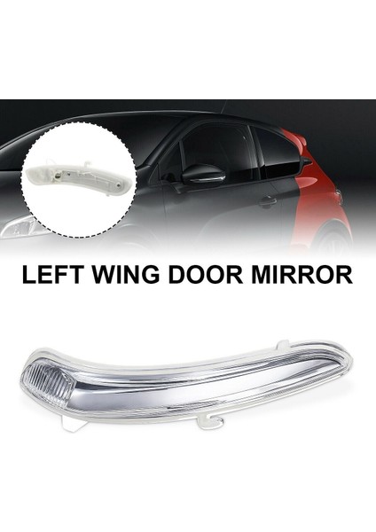 Peugeot 208 2008-2017 için Ampul Olmayan Araba Yan Kanat Kapısı Aynası Göstergesi Tekrarlayıcı Göz kırpıcı lens (Yurt Dışından) modelleri