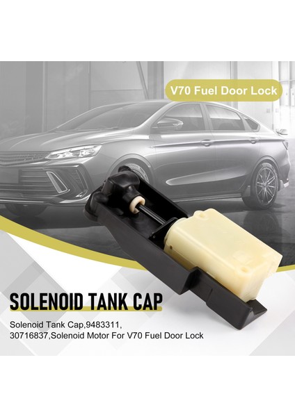 Volvo V70 S60 S80 XC70 XC90 9483311 Için Araç Yakıt Kapısı Kilit Dolgu Flep Solenoid Motor (Yurt Dışından) indirimleri