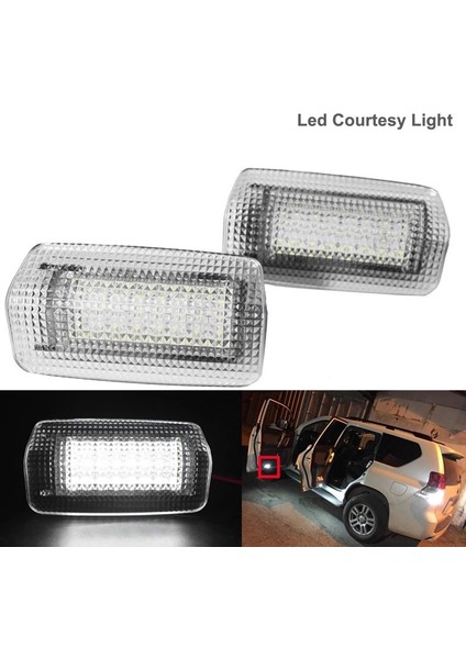 Toyota Land Cruiser 200 Serisi 150 Serisi Prado Mk4 J150 Lexus ES240 IS250 LED Nezaket Kapı Ampul Beyaz (Yurt Dışından) fiyatları