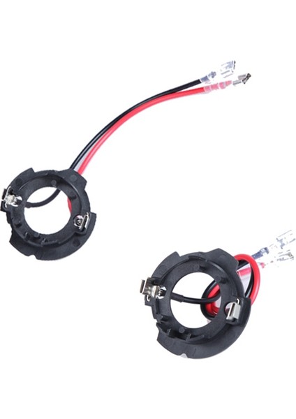 H7 LED Adaptörü Mk5 Jetta Golf 5 Oto Parçaları Tel ile Baz Far Tutucu 2 Adet D119A (Yurt Dışından)
