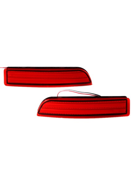 2x Araba LED Arka Lambası Park Freni Arka Tampon Reflektör Lambası Toyota Avensis/alphard Mki/rav4 LED Park Lambaları Sis Durdurma Park Işıkları Kırmızı (Yurt Dışından)